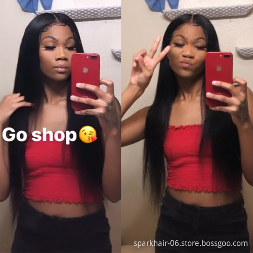 Wholesale High Quality Human Hair U-Part Wigs Straight For Black Women,Wholesale Body Wave Brazilian Human Half Wig Vendor
